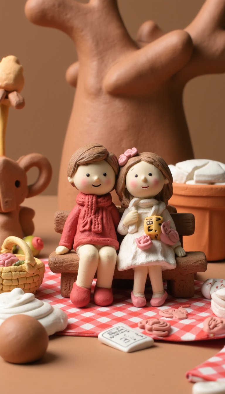 6. Miniature Romantic Scene Figurines