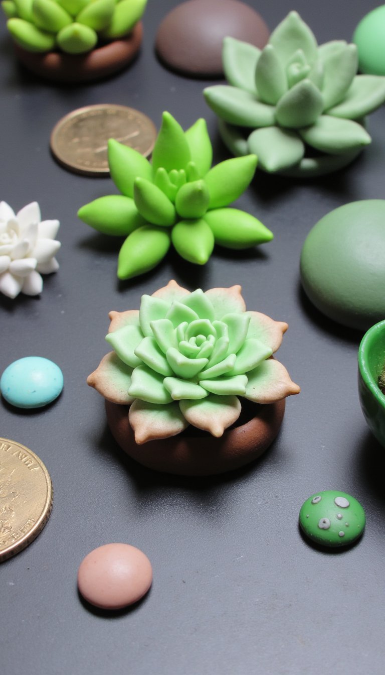 7. Tiny Succulent Magnets