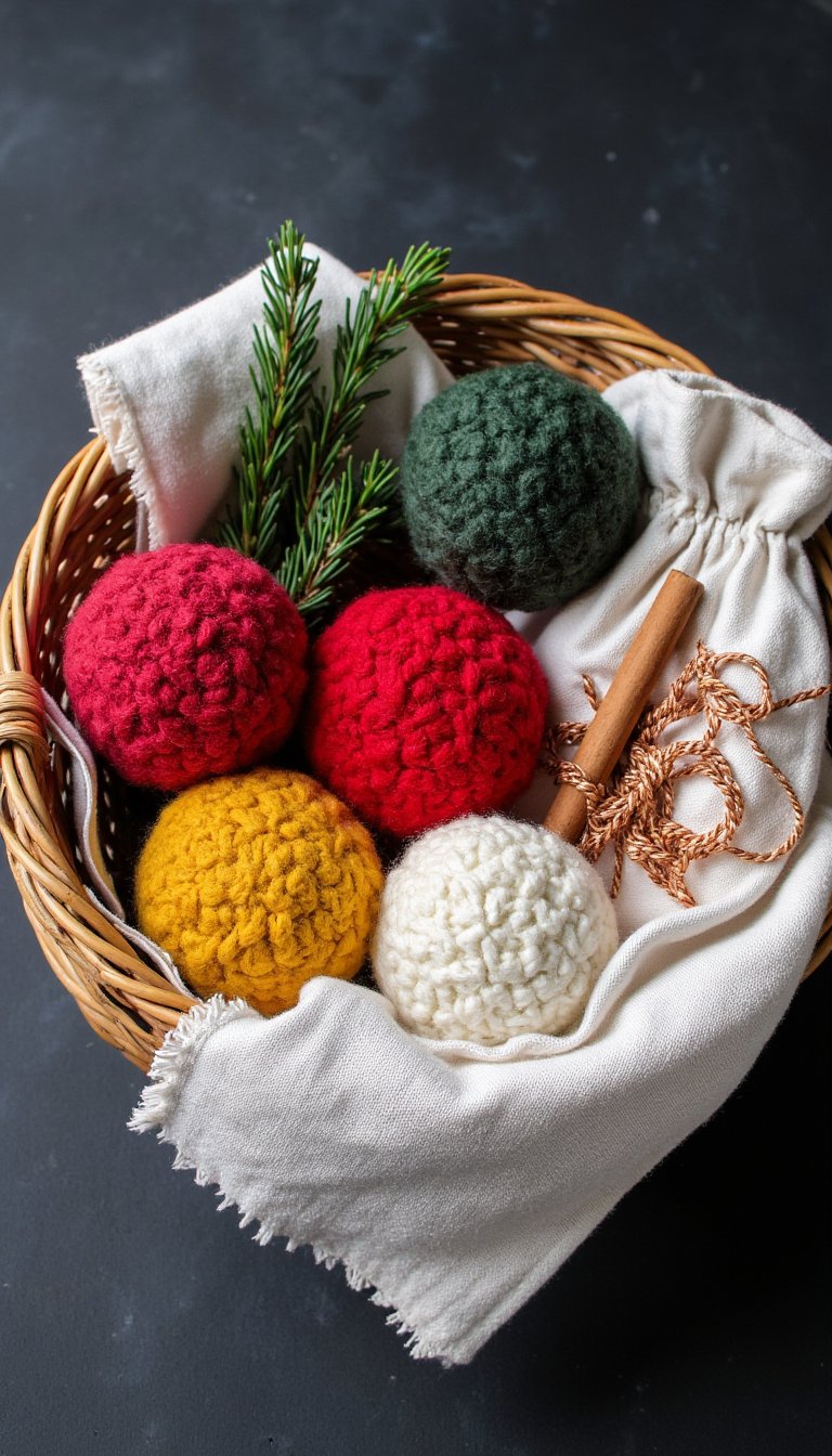 12. Felted Wool Dryer Balls