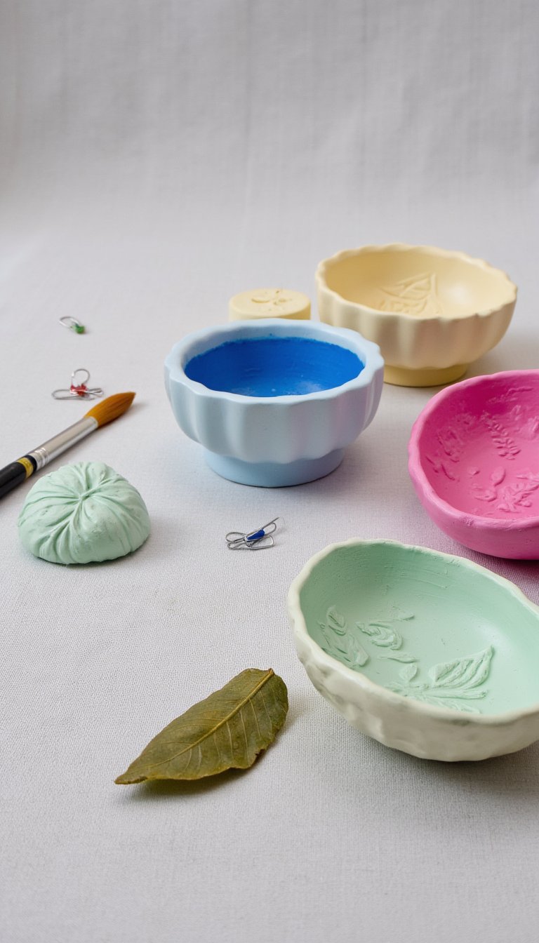 9. Embossed and Stamped Trinket Dishes