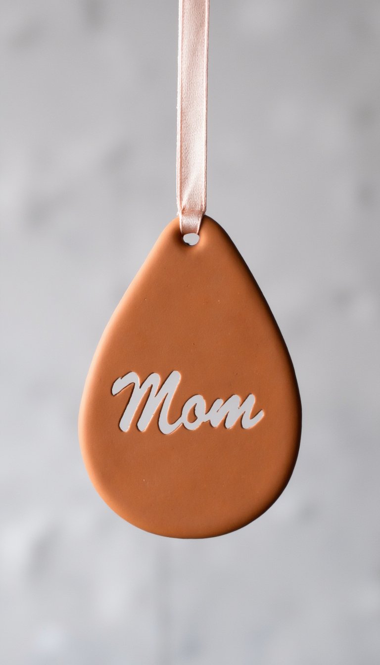 14. "Mom" Silhouette Ornament