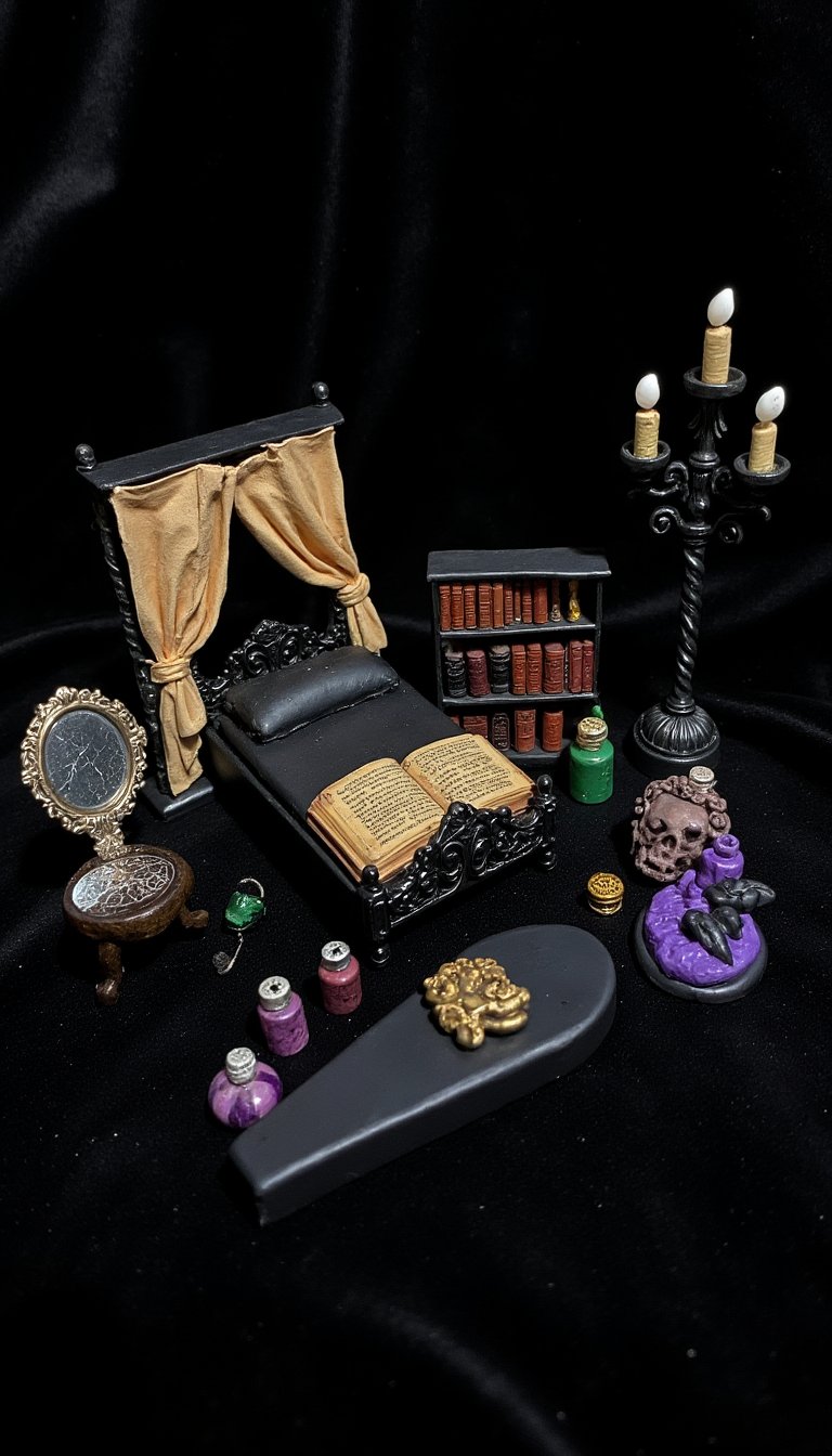 13. Haunted Dollhouse Miniatures