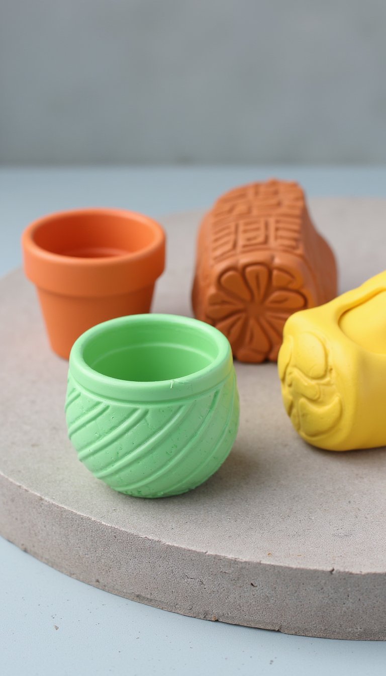 1. Mini Succulent Pots with Personality
