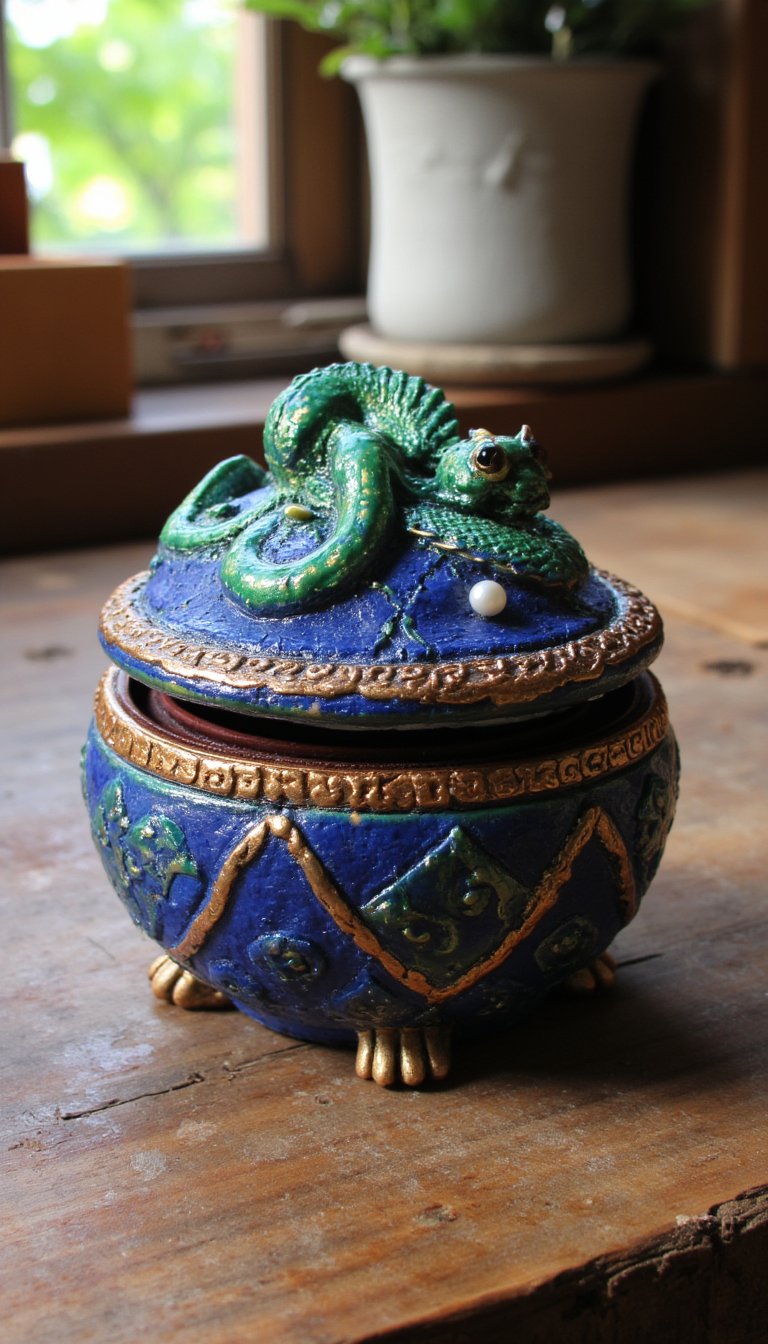 15. Elaborate Hinged Box with Hidden Compartment