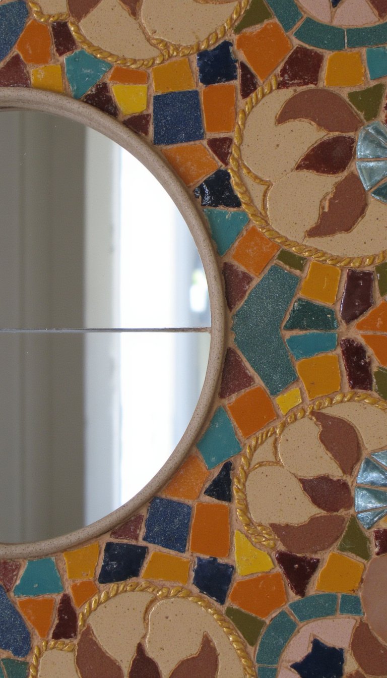 8. Mosaic Clay Tile Surround