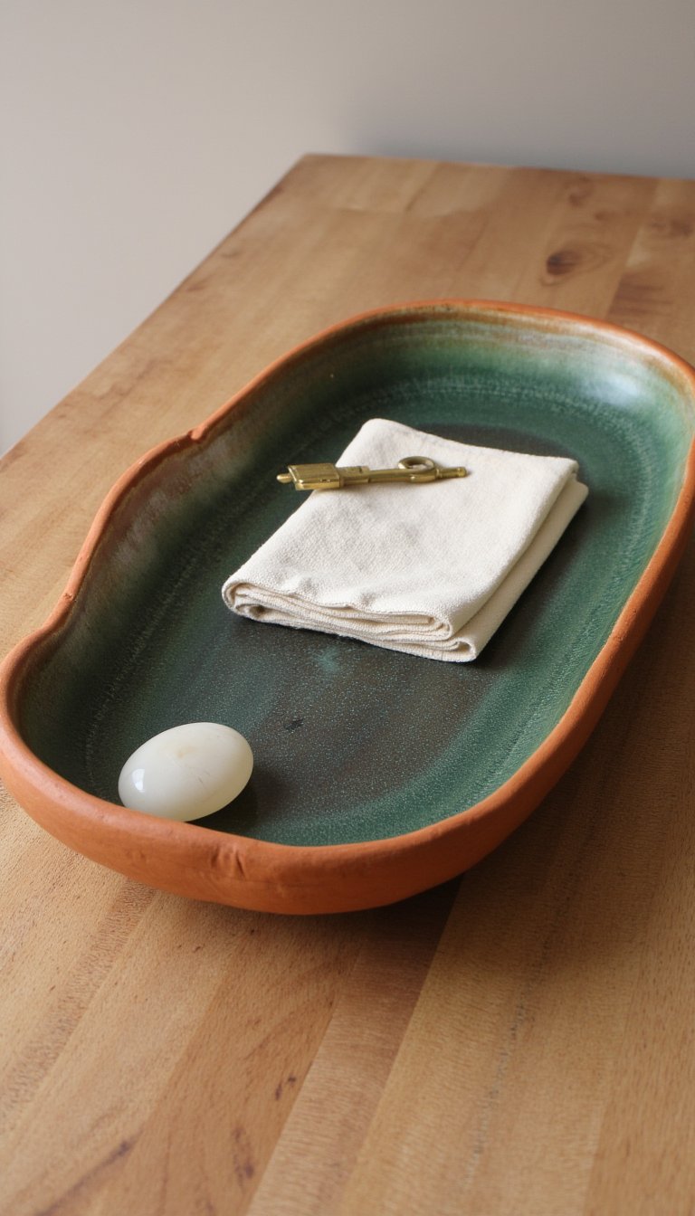 13. The "Catch-All" Clay Trinket Tray