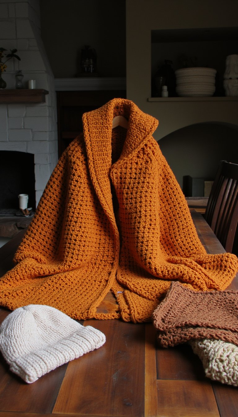 1. The Oversized Pumpkin Spice Cardigan