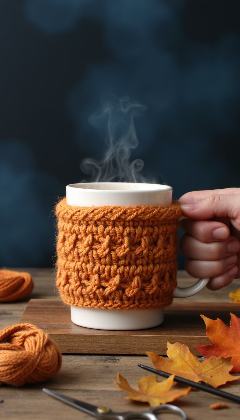 1. Cozy Coffee Cup Sleeves