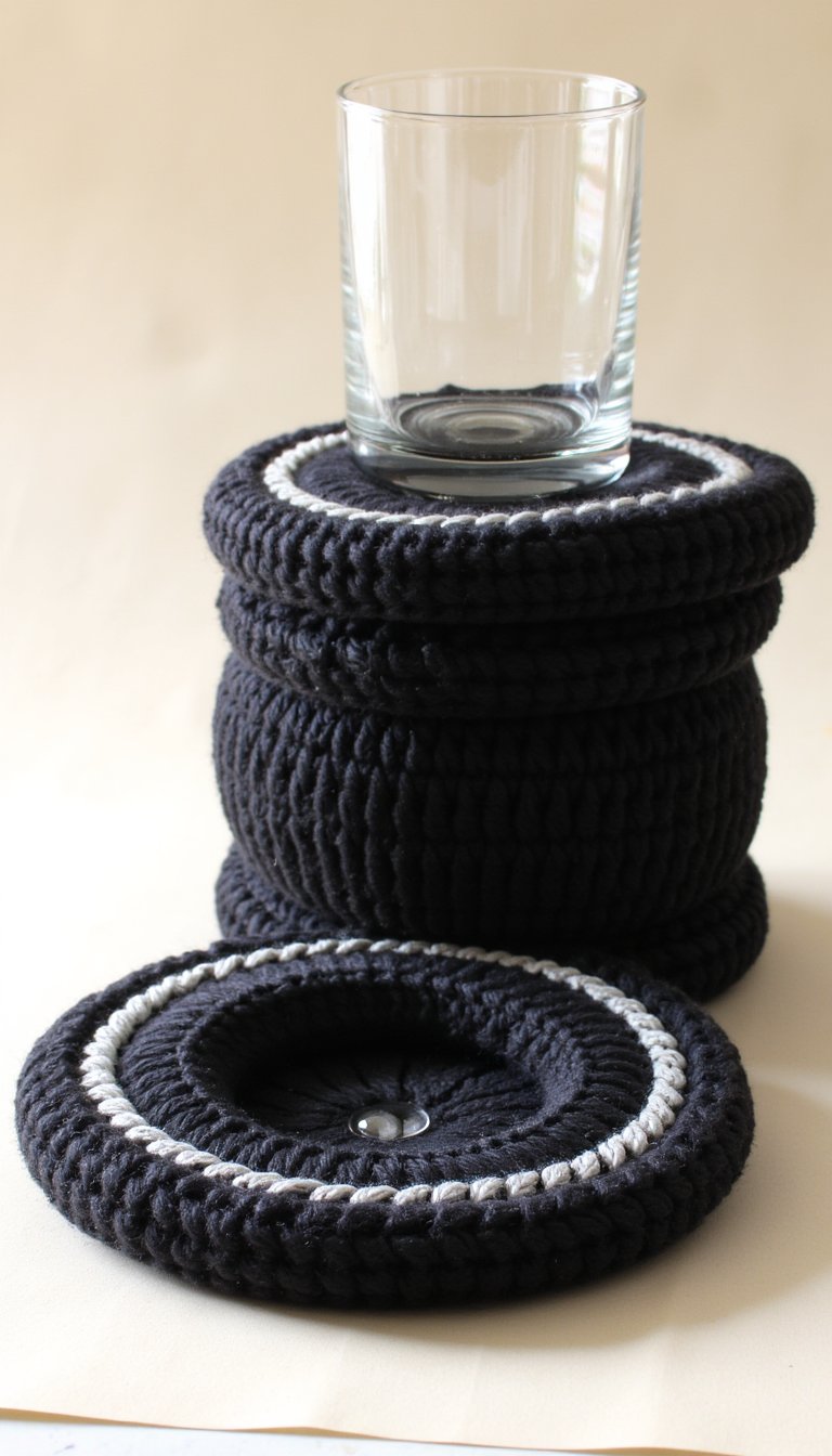 8. Tire Coaster Set