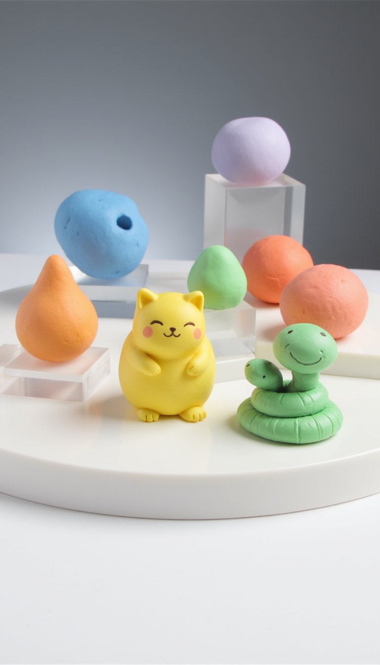 6. Simple Animal Figurines