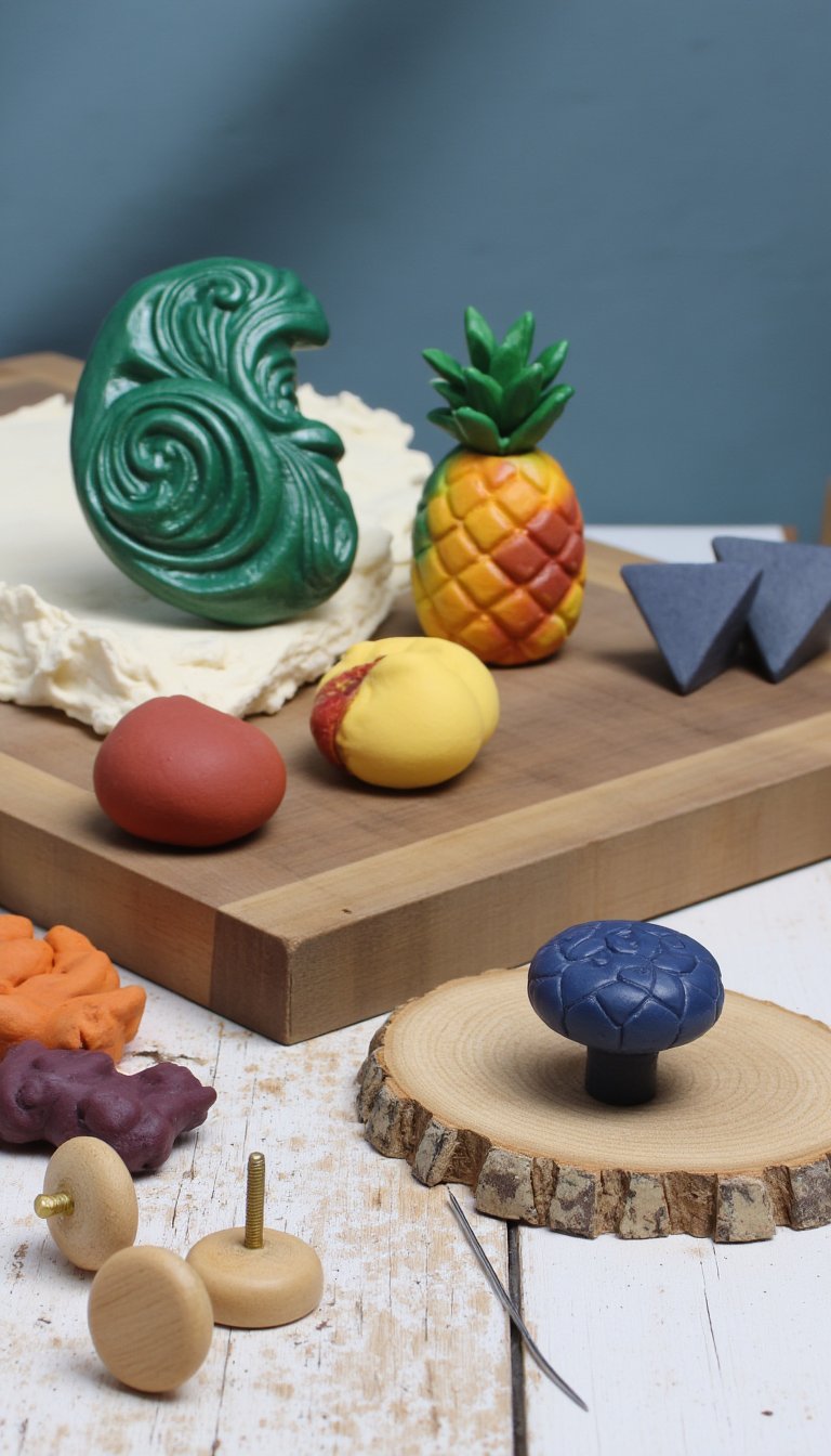 4. Decorative Knob Covers for Drab Furniture