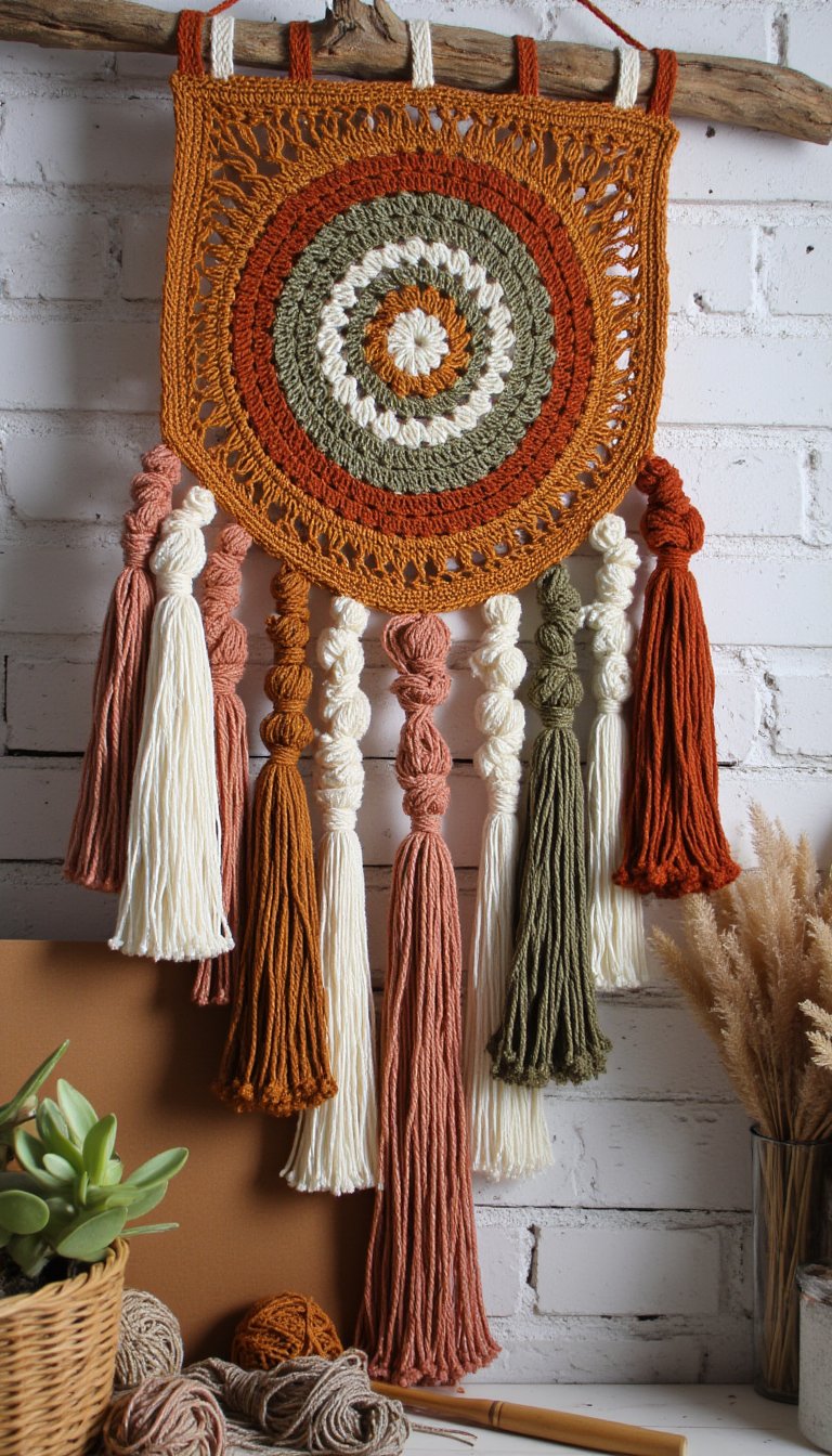 4. Boho Chic Wall Hangings