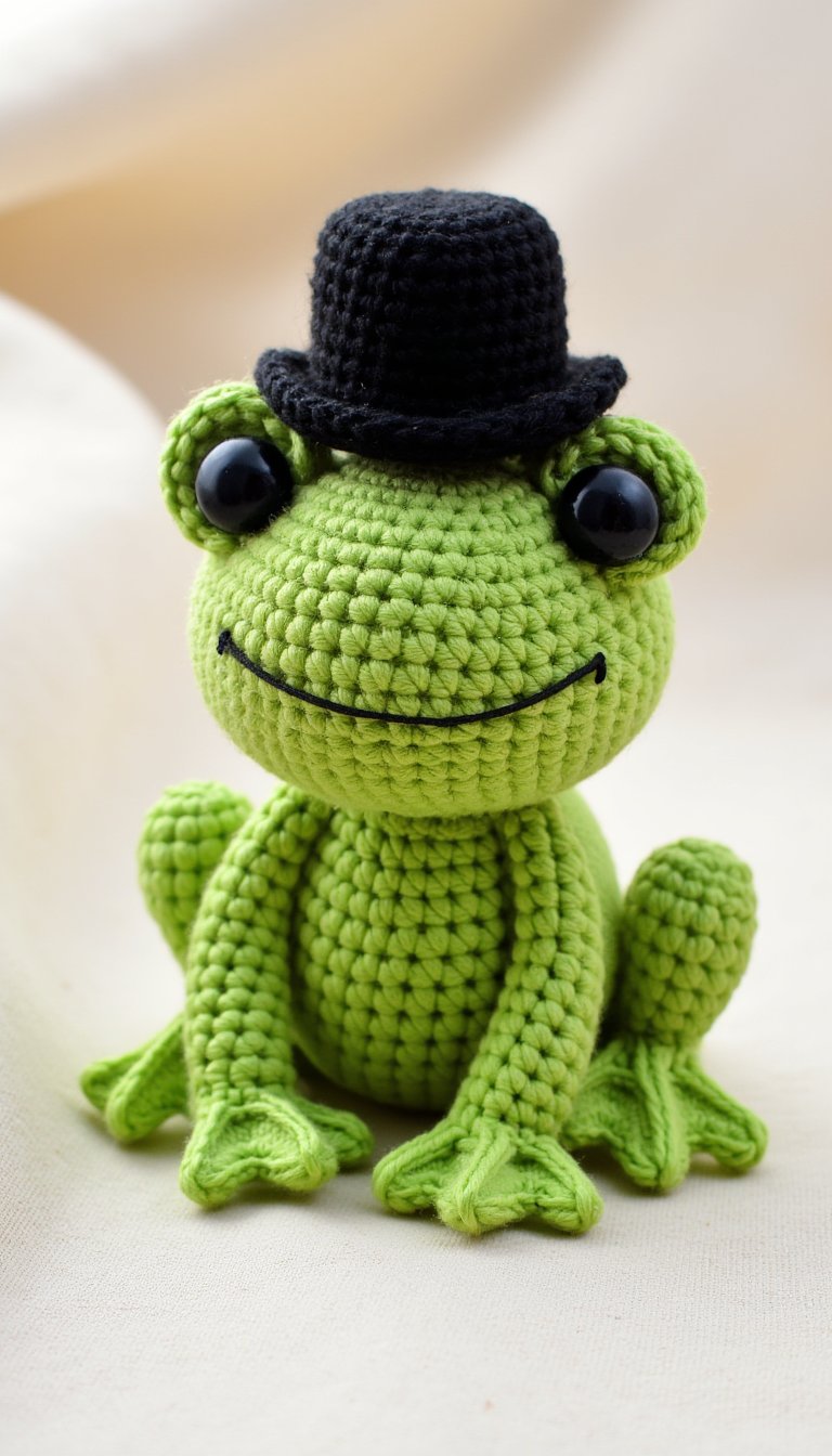 2. The Frog with a Top-Hat & Personality