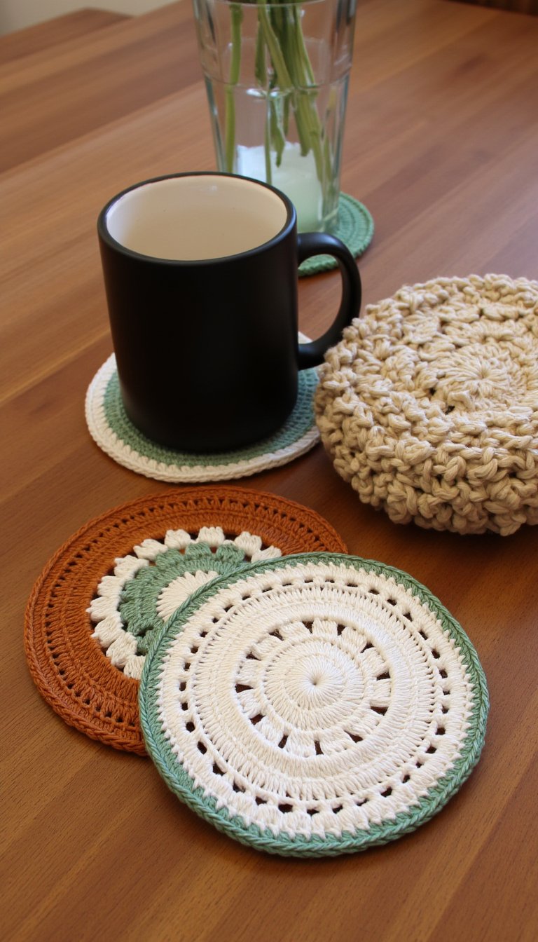 4. Modern Minimalist Coasters