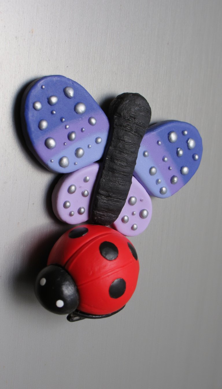 6. A Delicate Butterfly or Ladybug