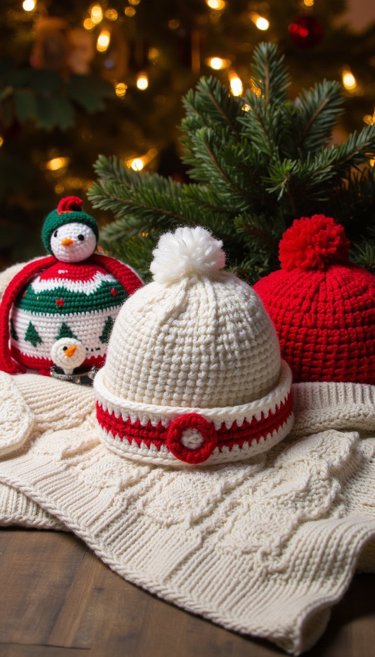 2. The Ultimate "Ugly" Christmas Sweater Headbands & Beanies