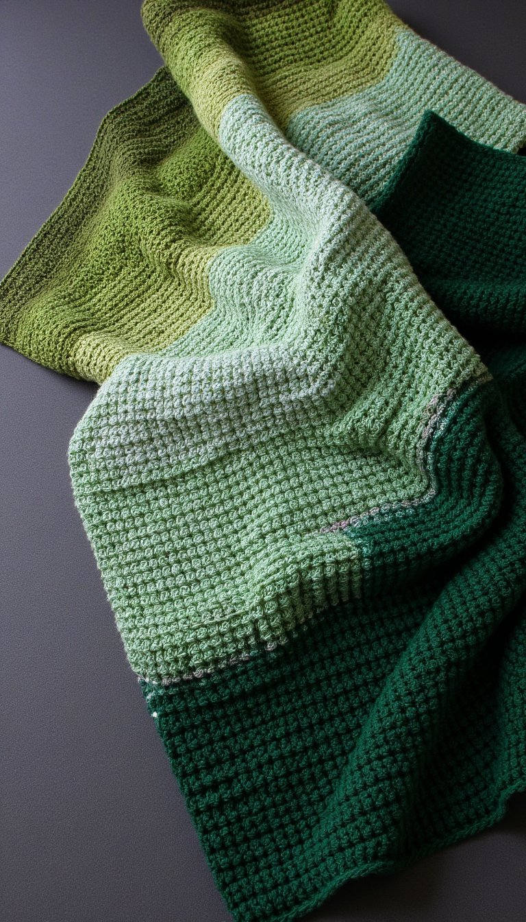 1. The Ultimate Moss Stitch Afghan