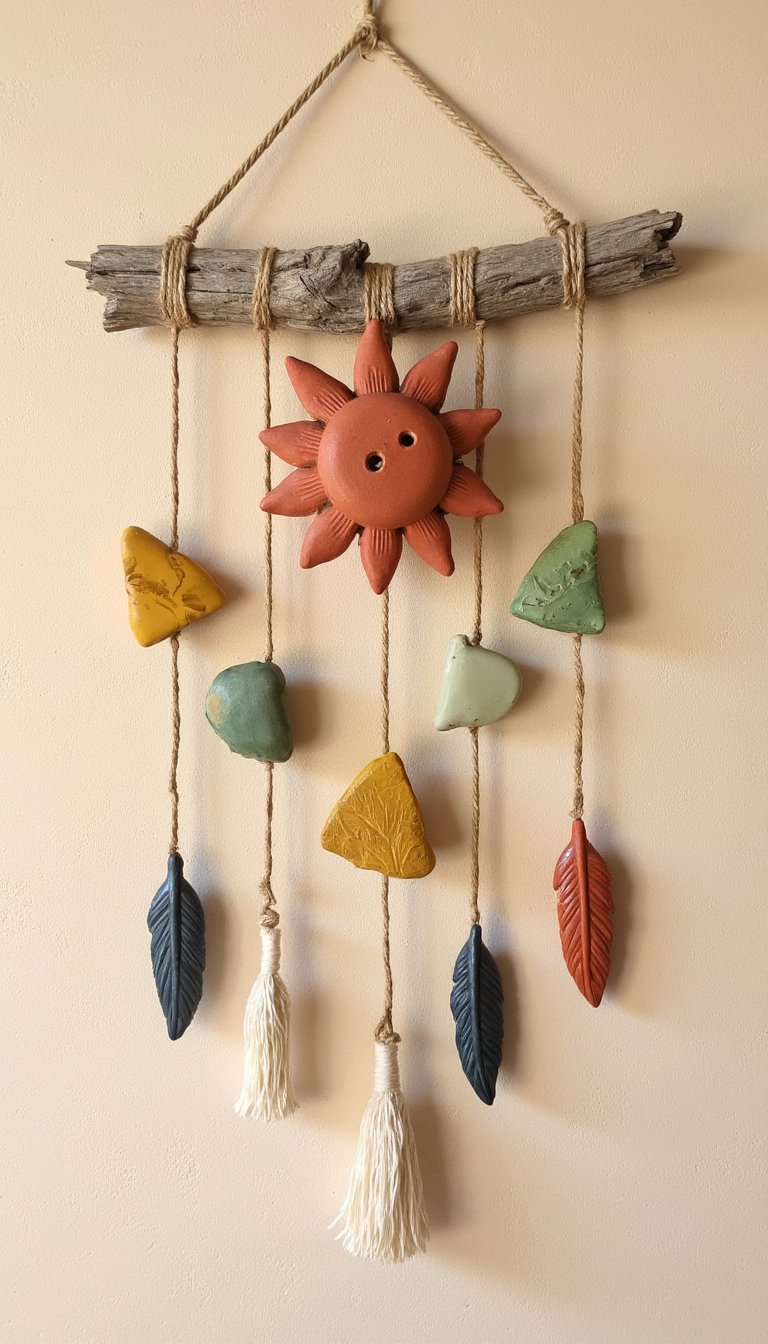3. Boho-Inspired Wall Hanging