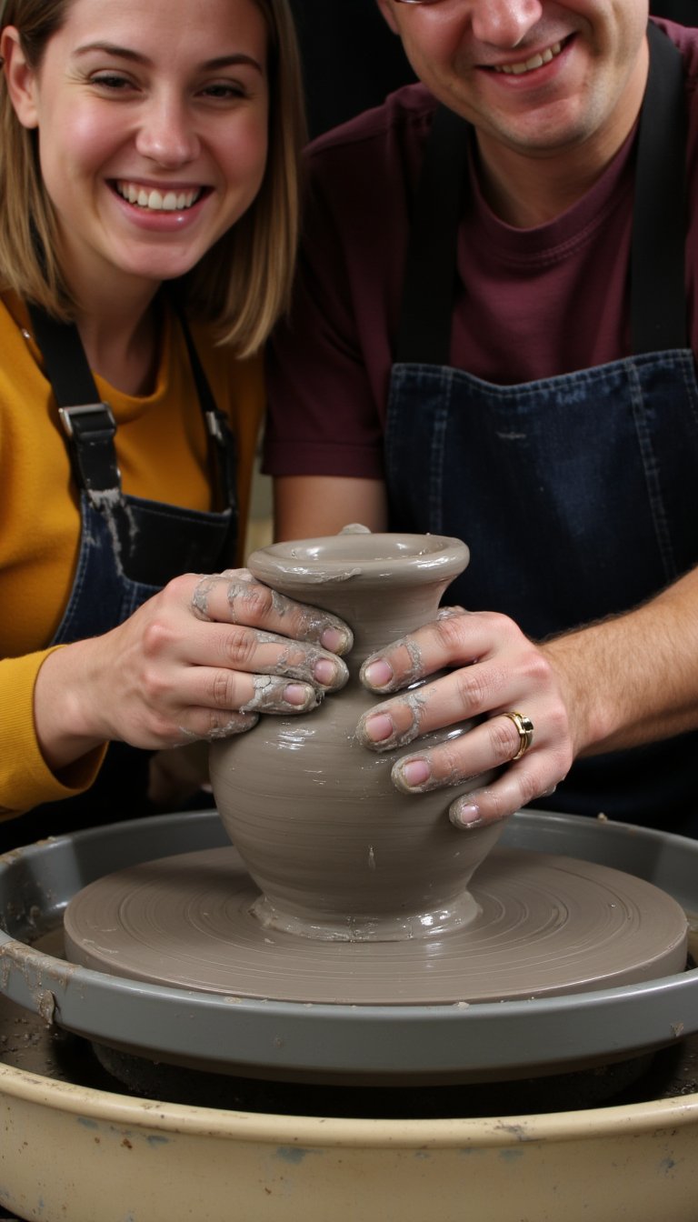 1. Take a Beginner Pottery Wheel Class