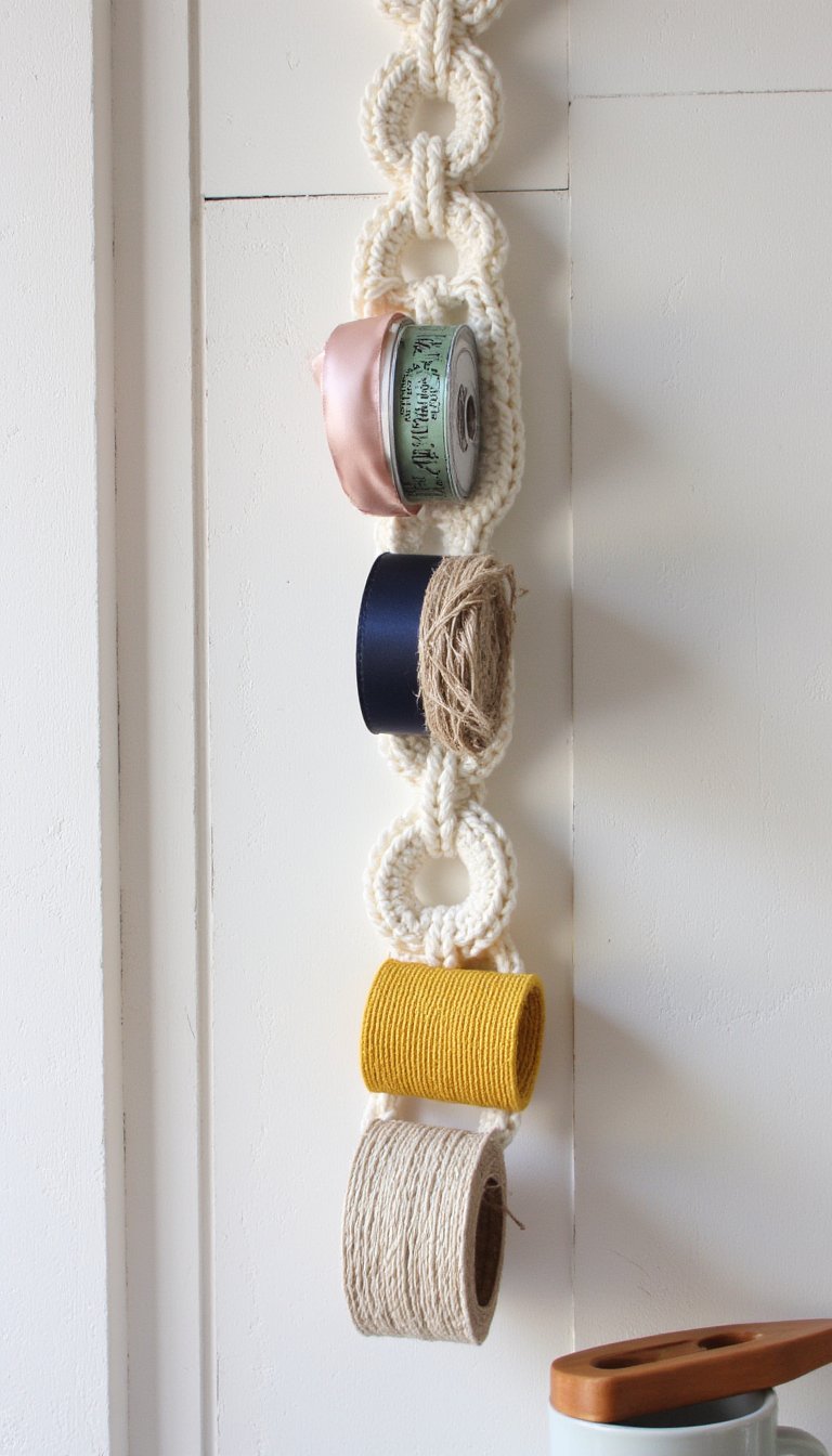 18. A Bias Tape & Ribbon Organizer