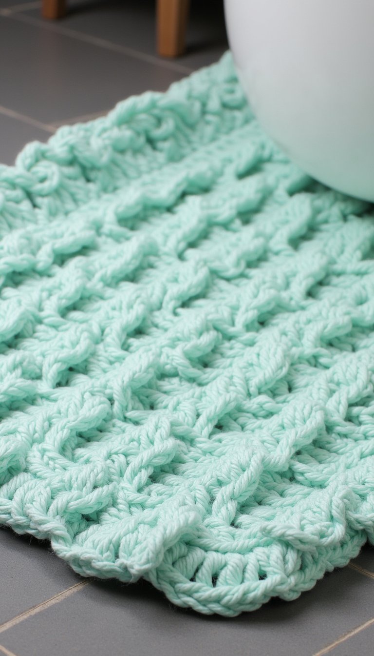 8. A Plush Bath Mat