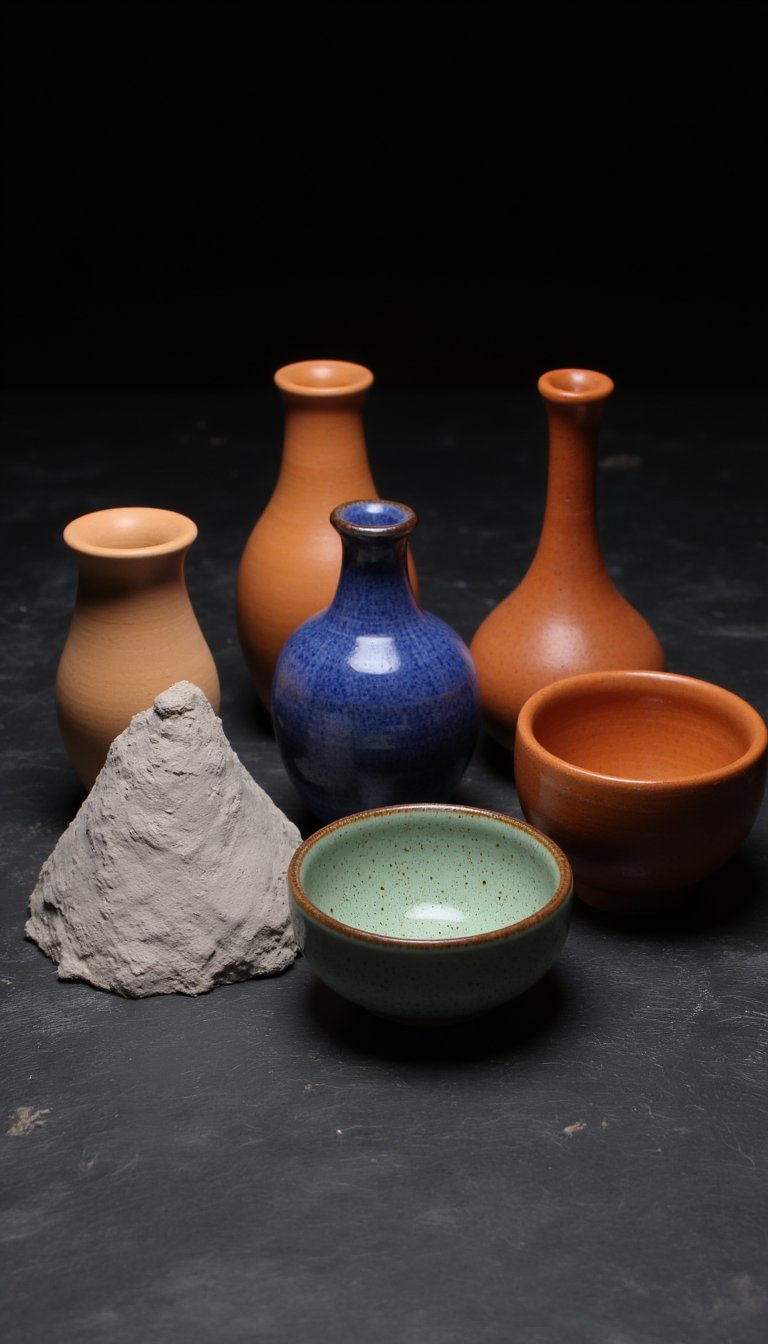 26. Miniature Pottery & Vases