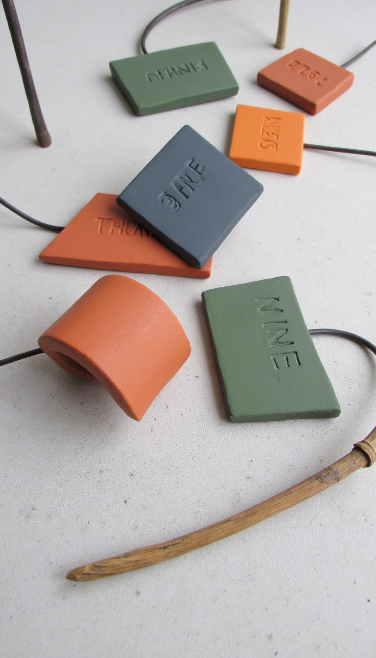 18. Geometric Planter Markers