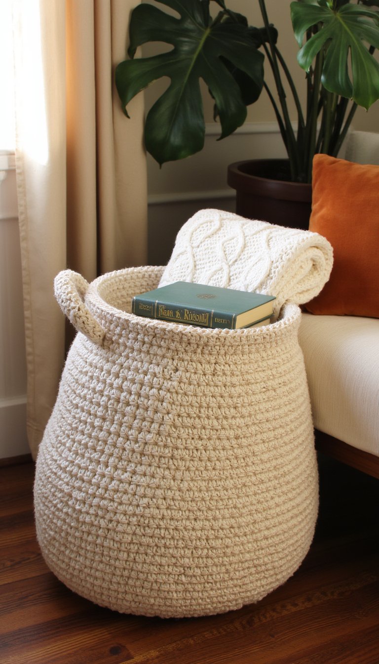7. A Chunky Basket You Can Actually Make in an Evening