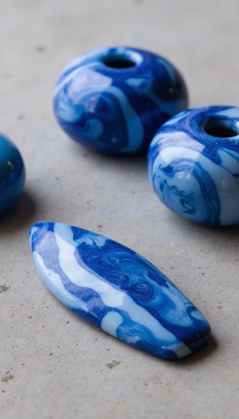 24. Marbled Clay Creations