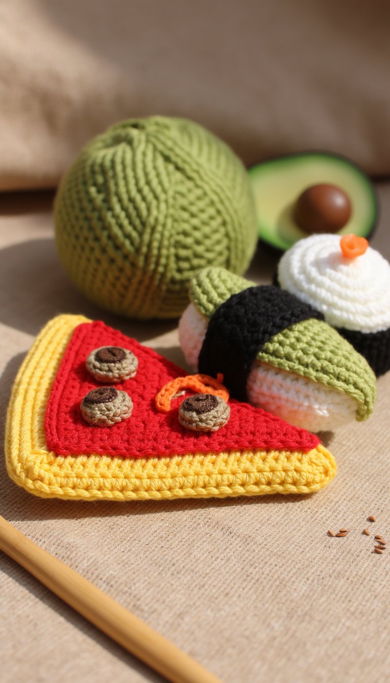15. Hyper-Realistic Crochet Food (AKA "Foodigurumi")