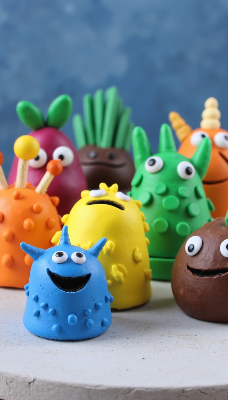 1. Pinch Pot Monsters