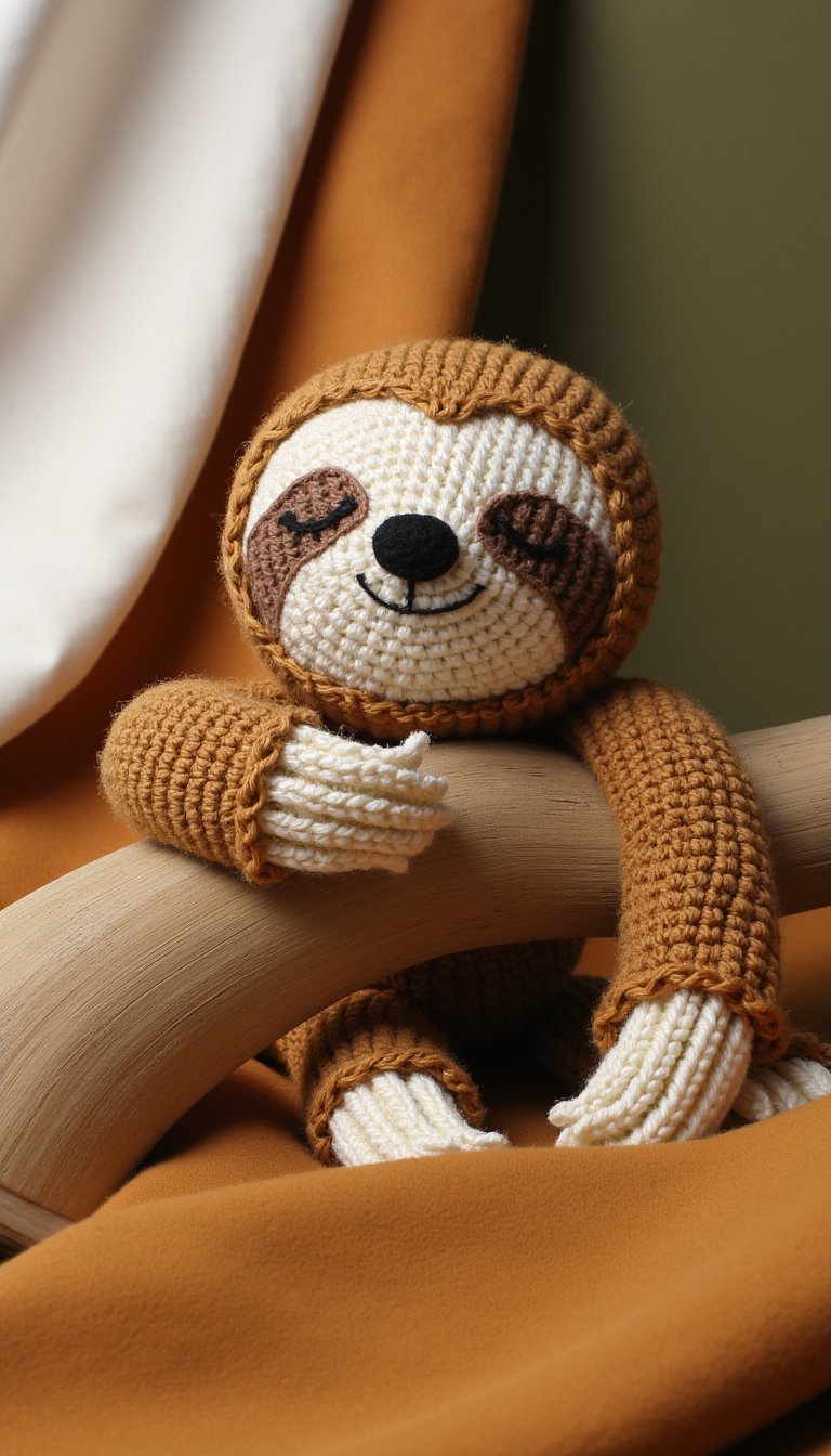 3. A Snuggly, Long-Limbed Sloth