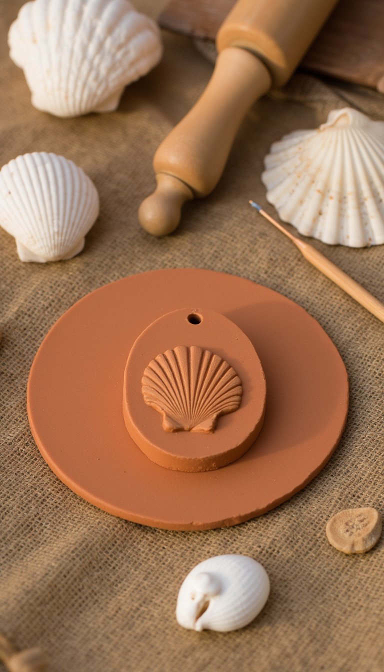 9. Sea Shell Impressions & Ornaments