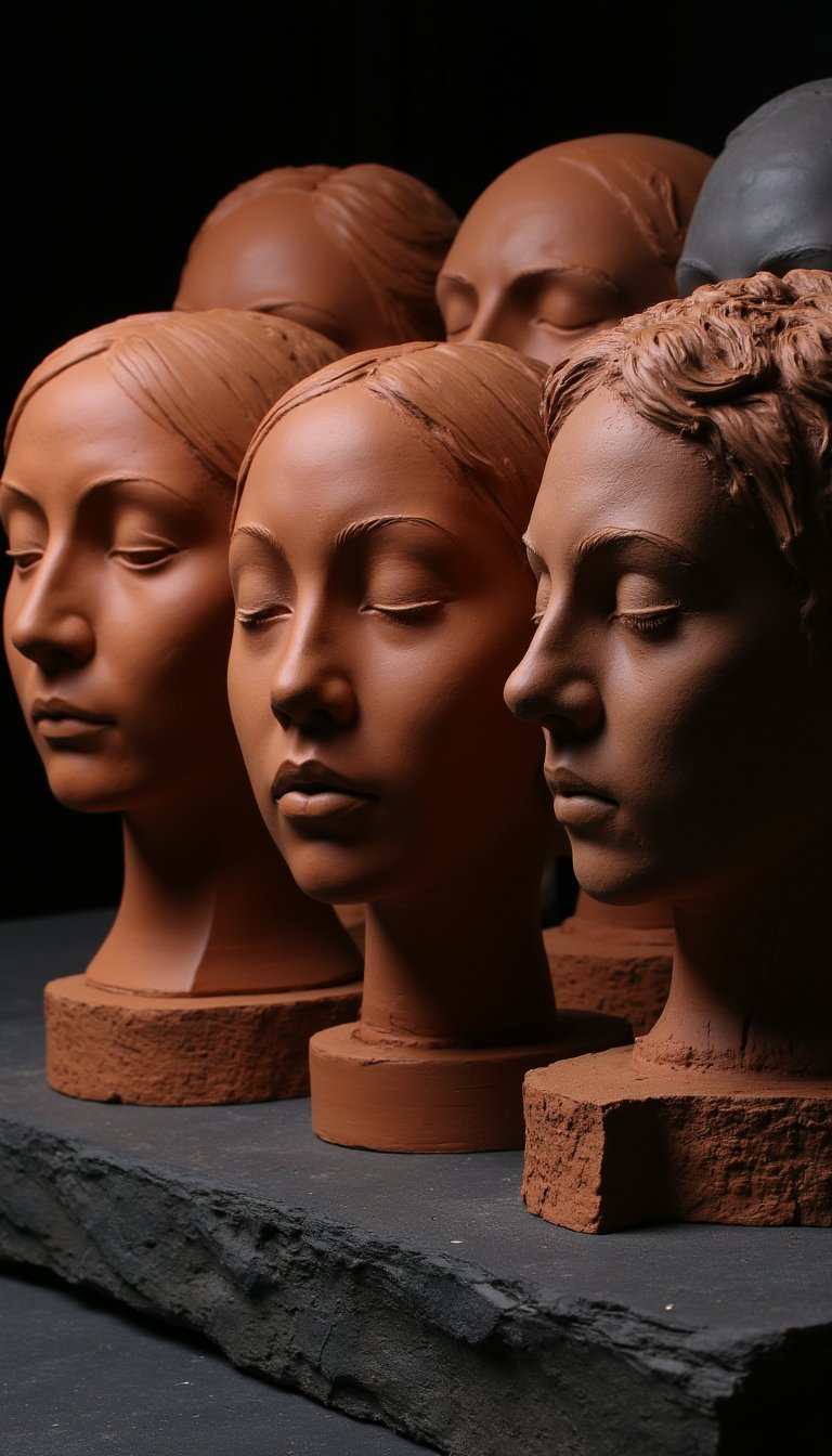 1. Expressive Portrait Busts