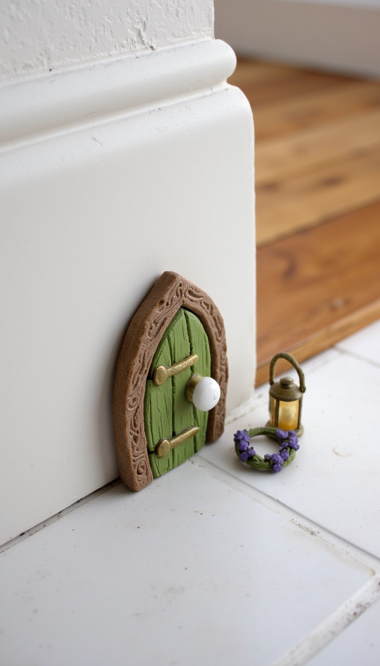 18. Fairy Door for Your Baseboard