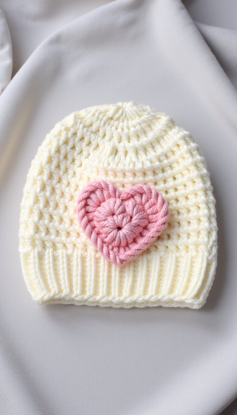 15. The Ultimate Easy Gift: A Heart-Topped Beanie