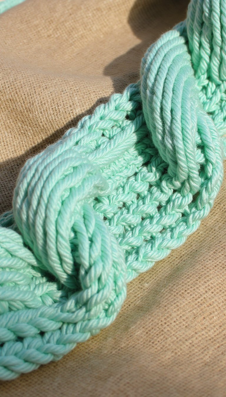 16. Simple Moss Stitch Headband