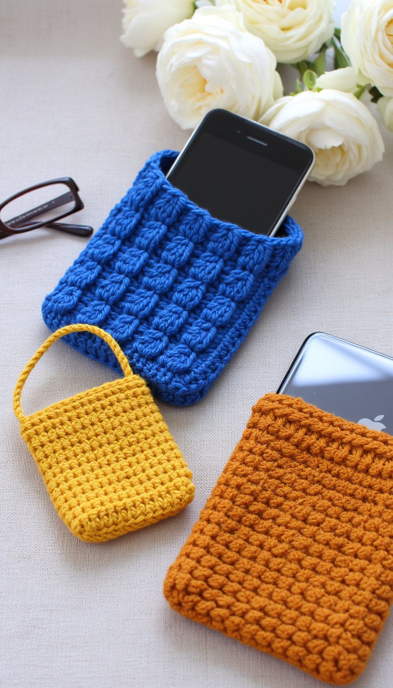 11. Tech Cosies: For Phone, Tablet, or Glasses