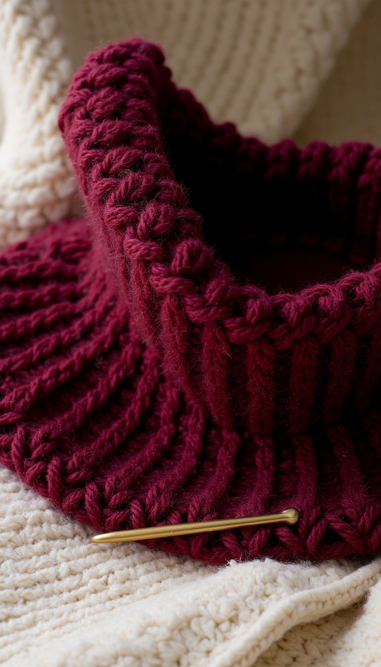 17. Cozy Cowl Neck Warmer