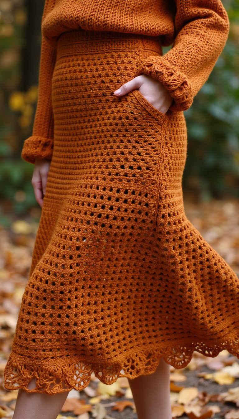 3. The Perfect Crochet Circle Skirt