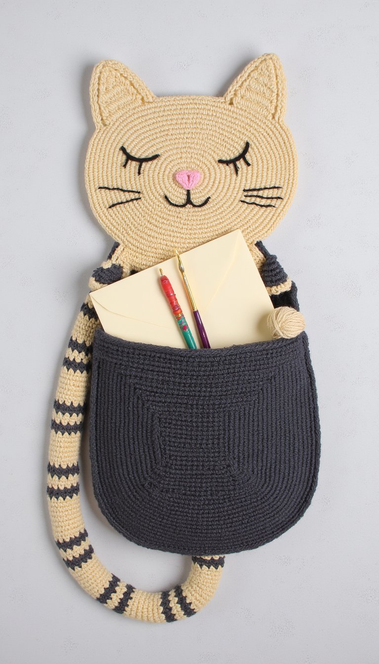 9. Cat Wall Pocket