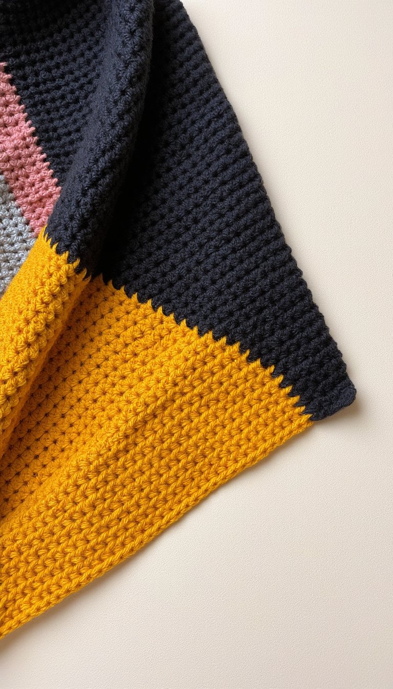 12. The Bold Color Block Scarf