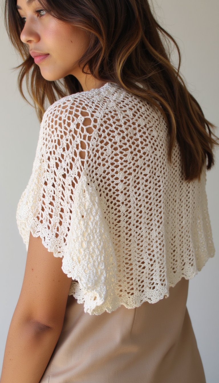 8. A Lightweight Lacy Shrug