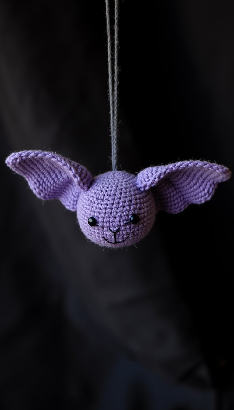 13. A Sleepy Bat, Hanging Upside Down
