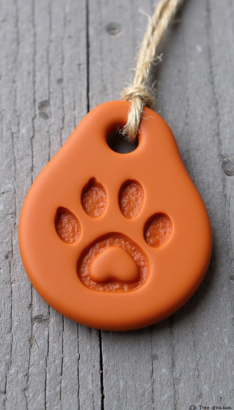 26. Pet Paw Print Ornament