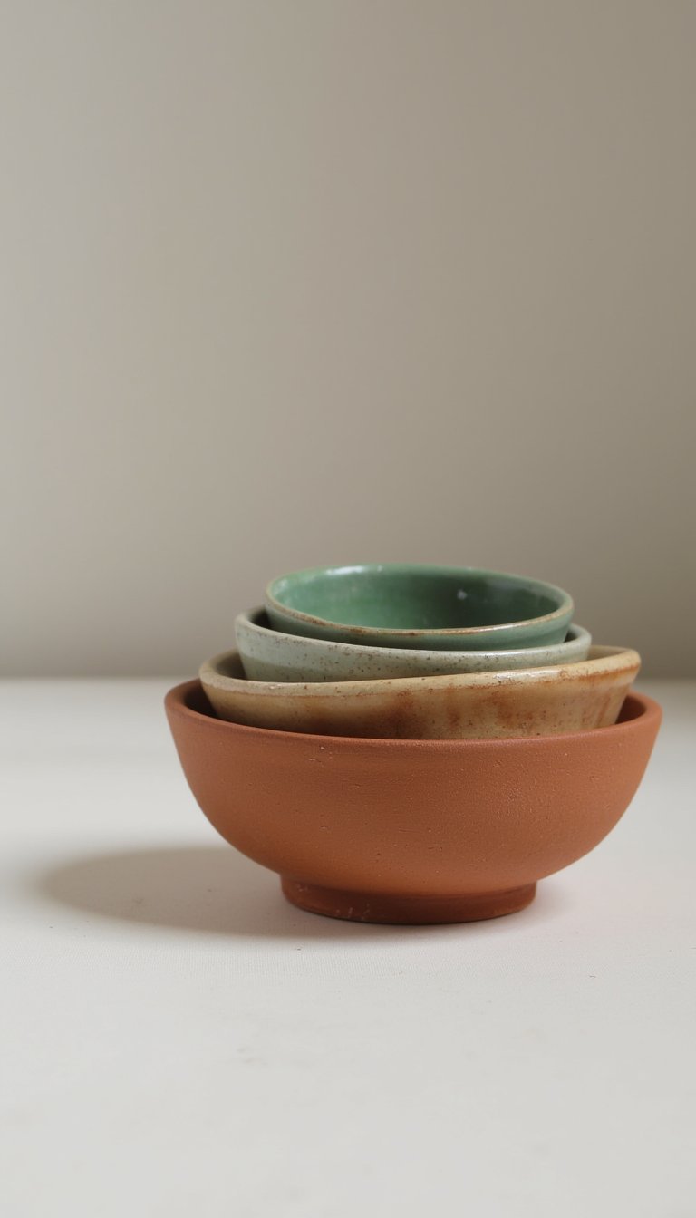 26. Miniature Stacked Dishes