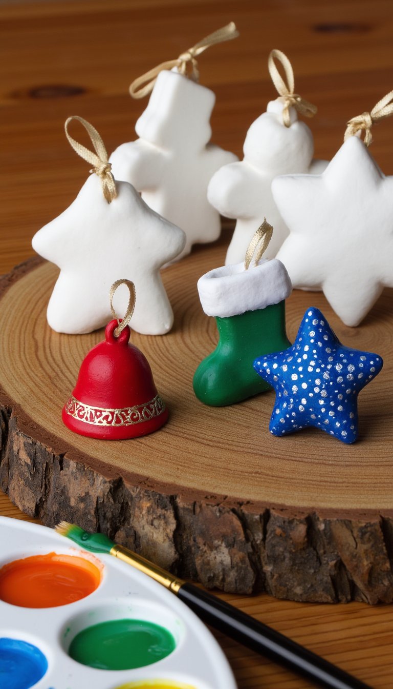 8. Hand-Painted Ornaments