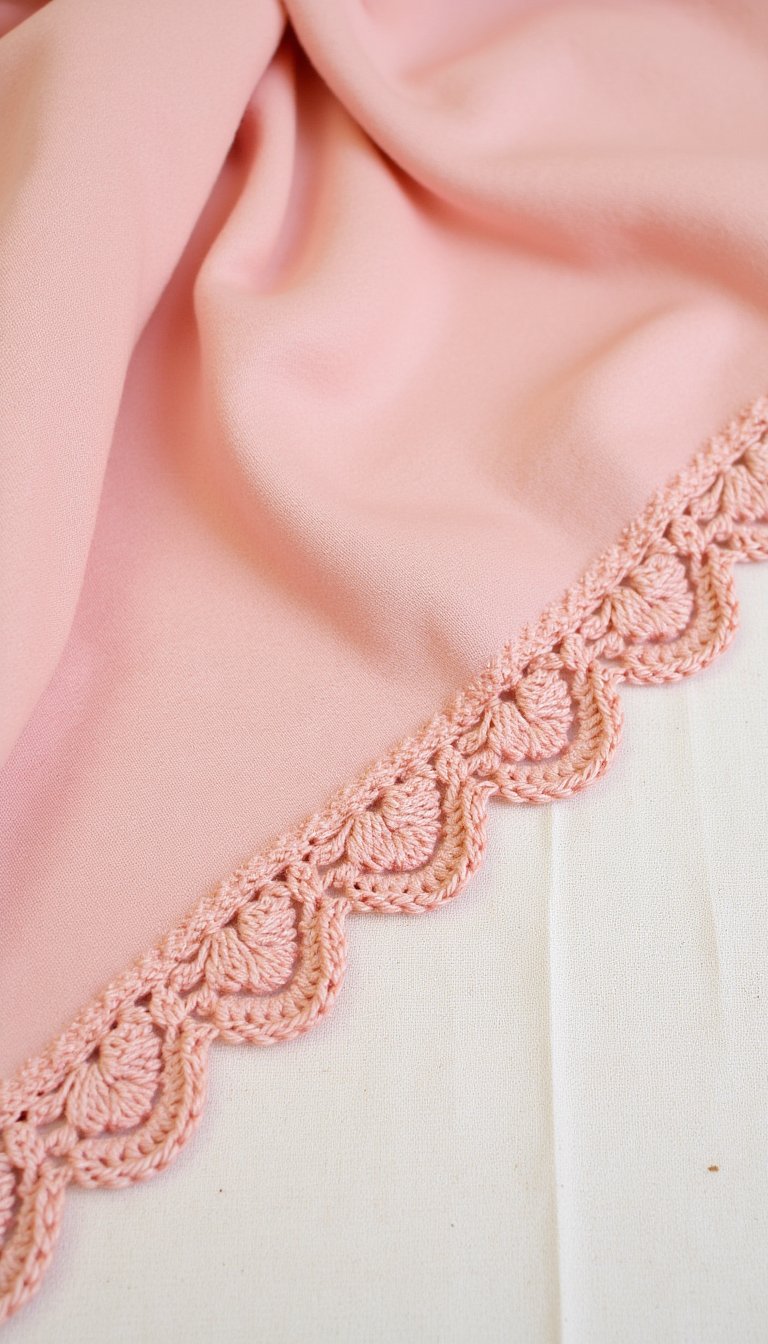5. The Feminine Shell Stitch Scarf
