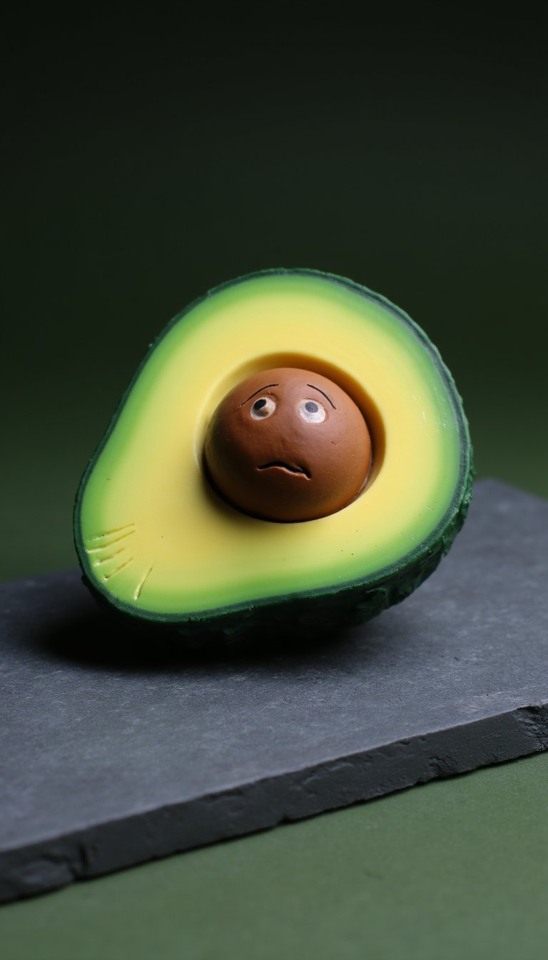 2. An Avocado Having an Existential Crisis