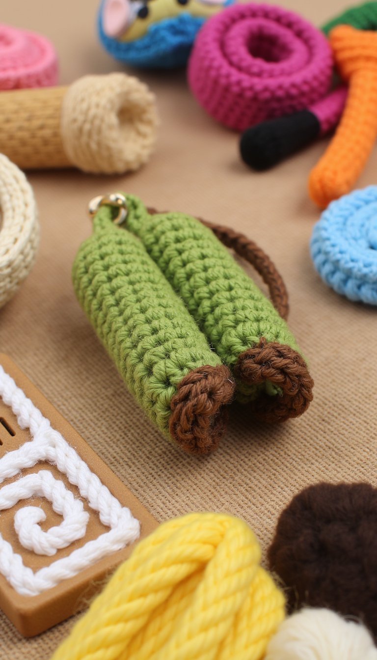 19. Nezuko's Bamboo Muzzle Charm